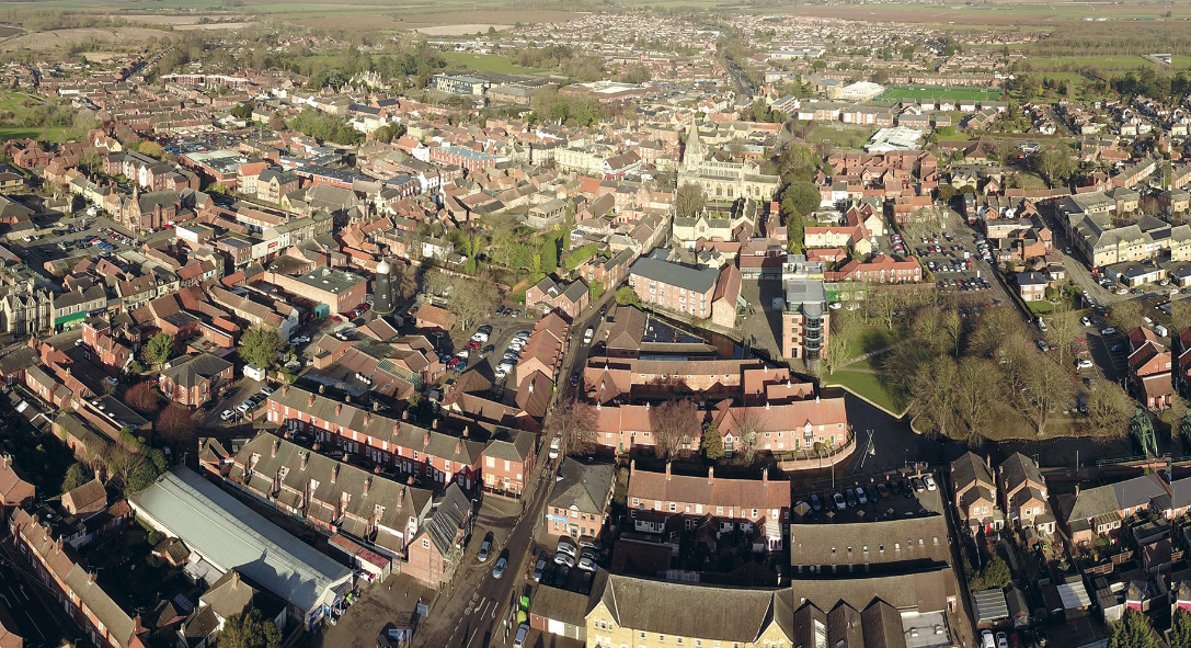 Sleaford from the sky