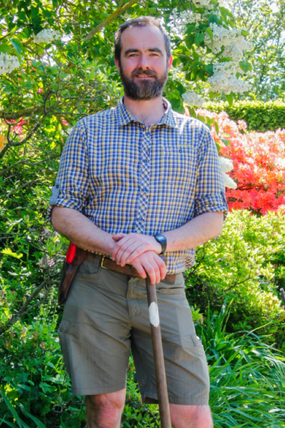 Head Gardener at Doddington, David Logan.