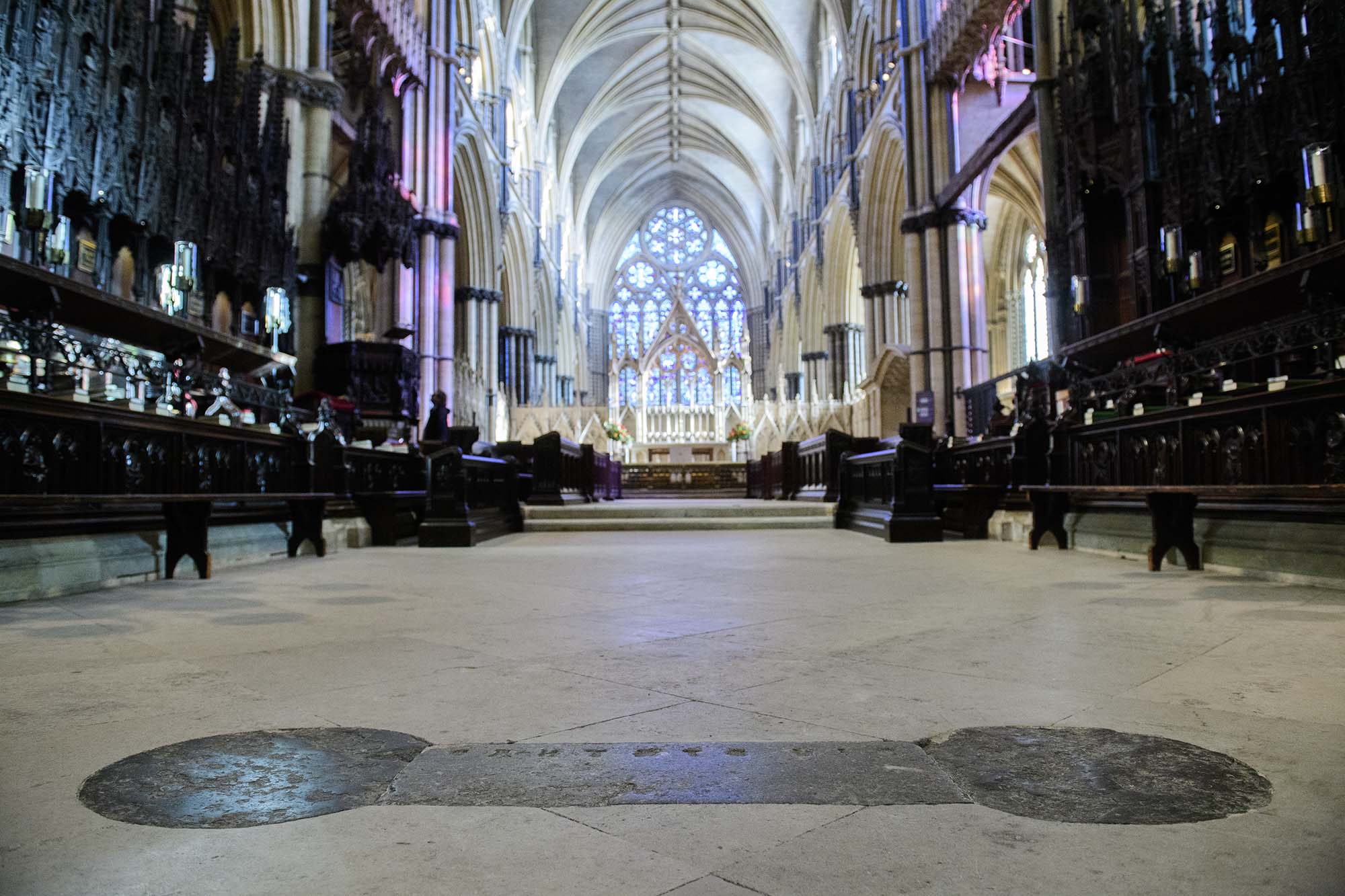 'The Bone' - the most acoustically perfect spot in the Cathedral