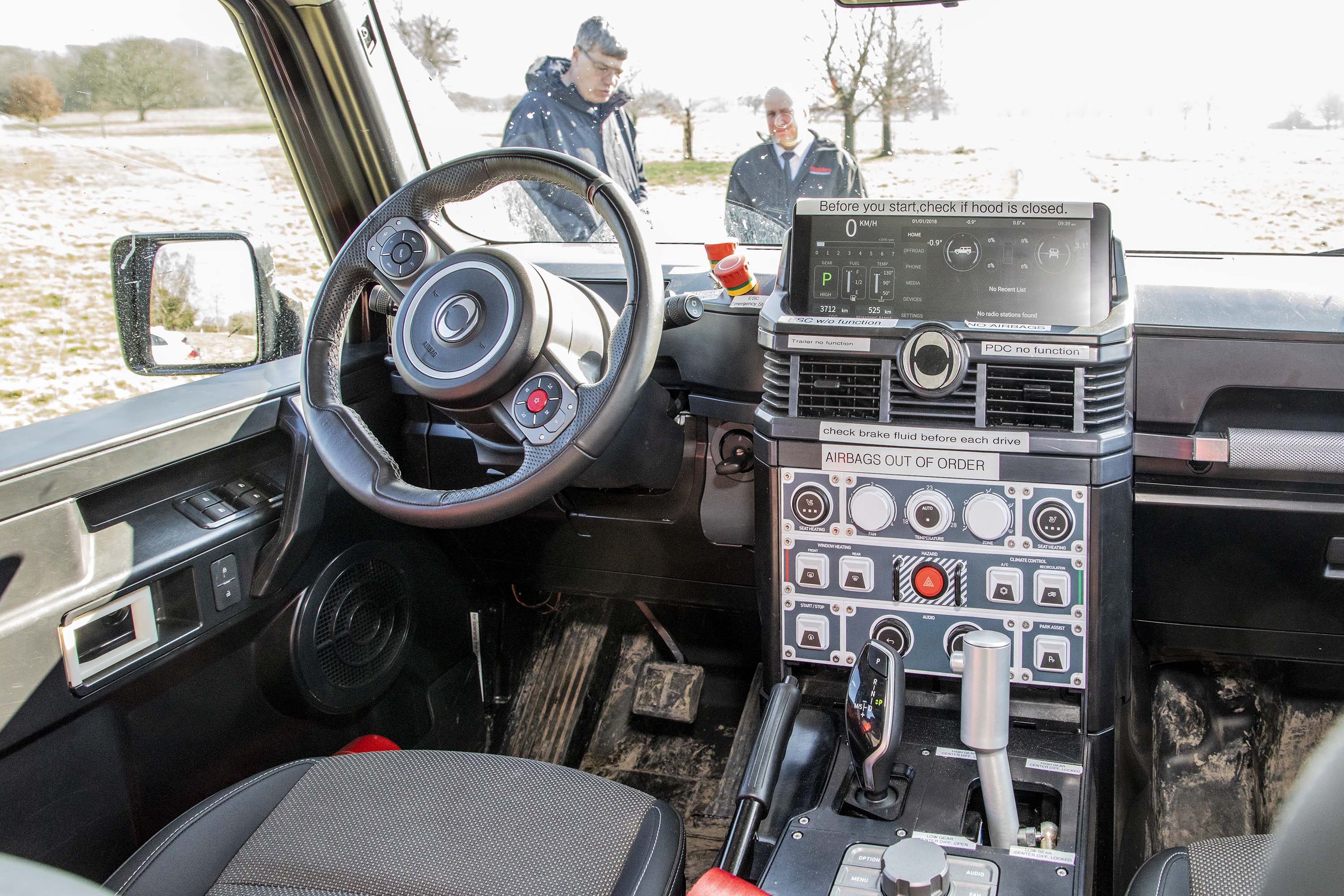 Our test drive was in a pre-production model, with lots of disabled systems in the prototype vehicle.