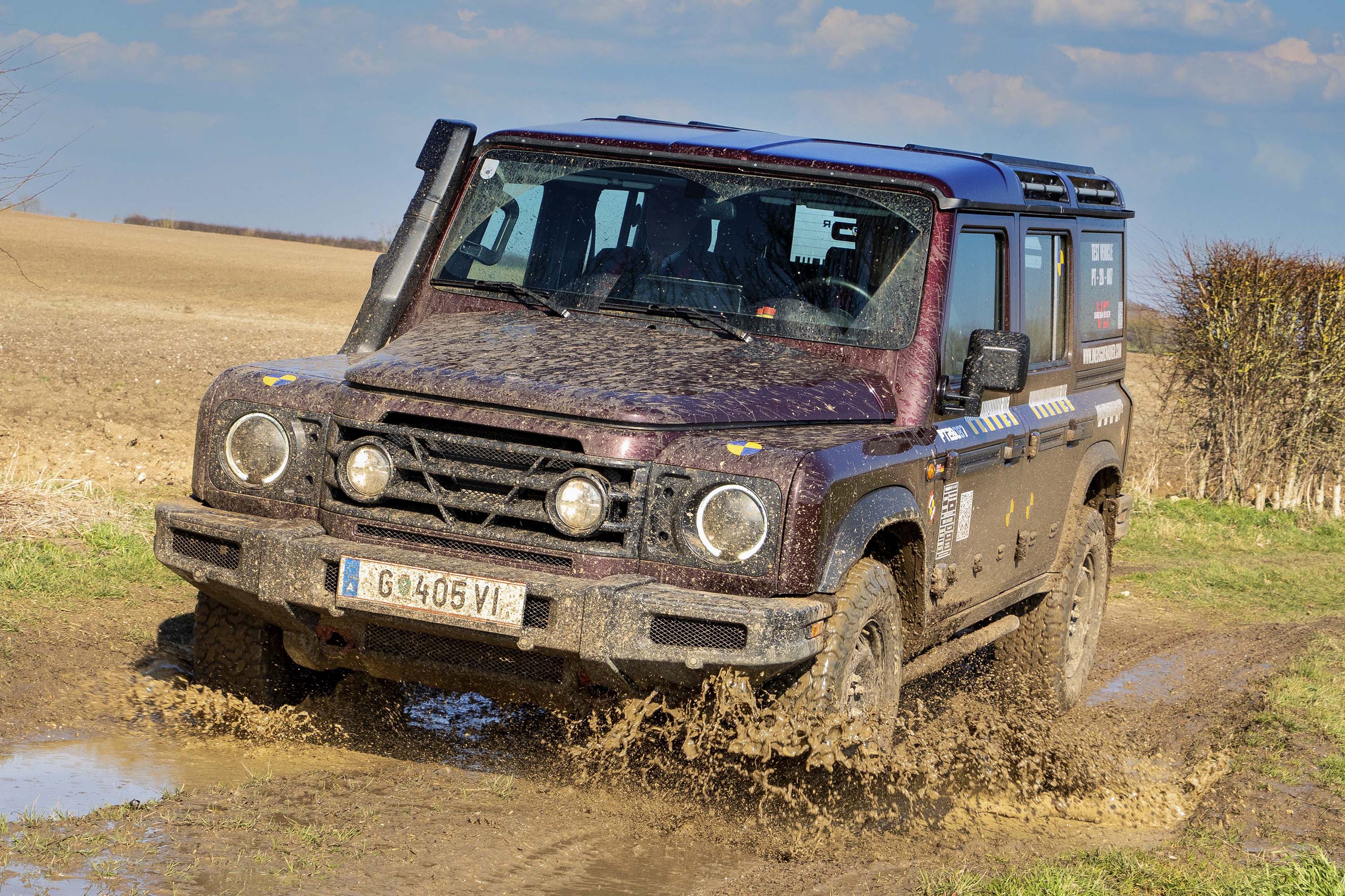 The Ineos Grenadier will be sold through just 23 UK partners including Chandlers of Belton and Horncastle... despite the foreign plates we've photographed it here at work on the Scrivelsby estate.