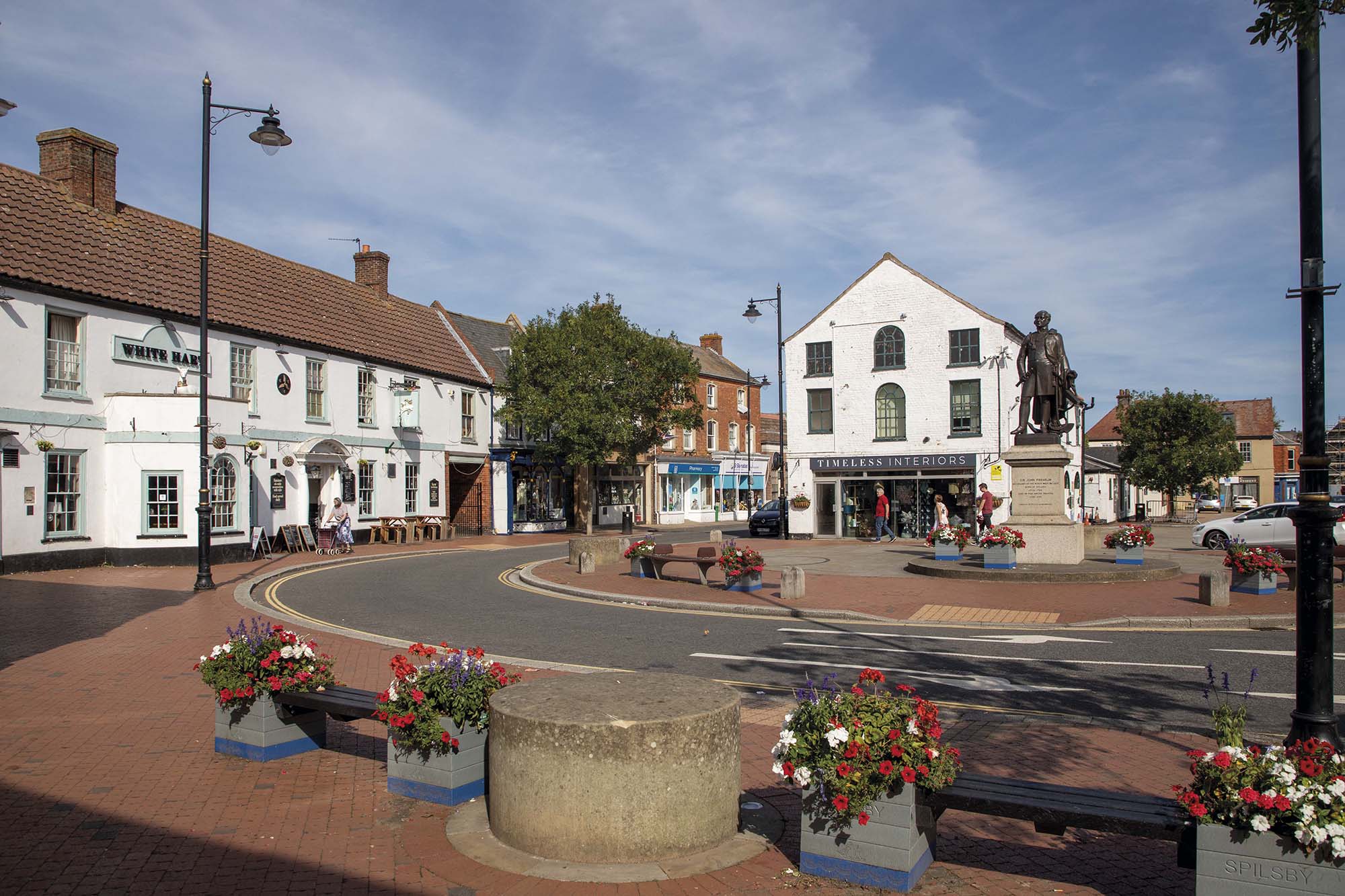 Spilsby town centre