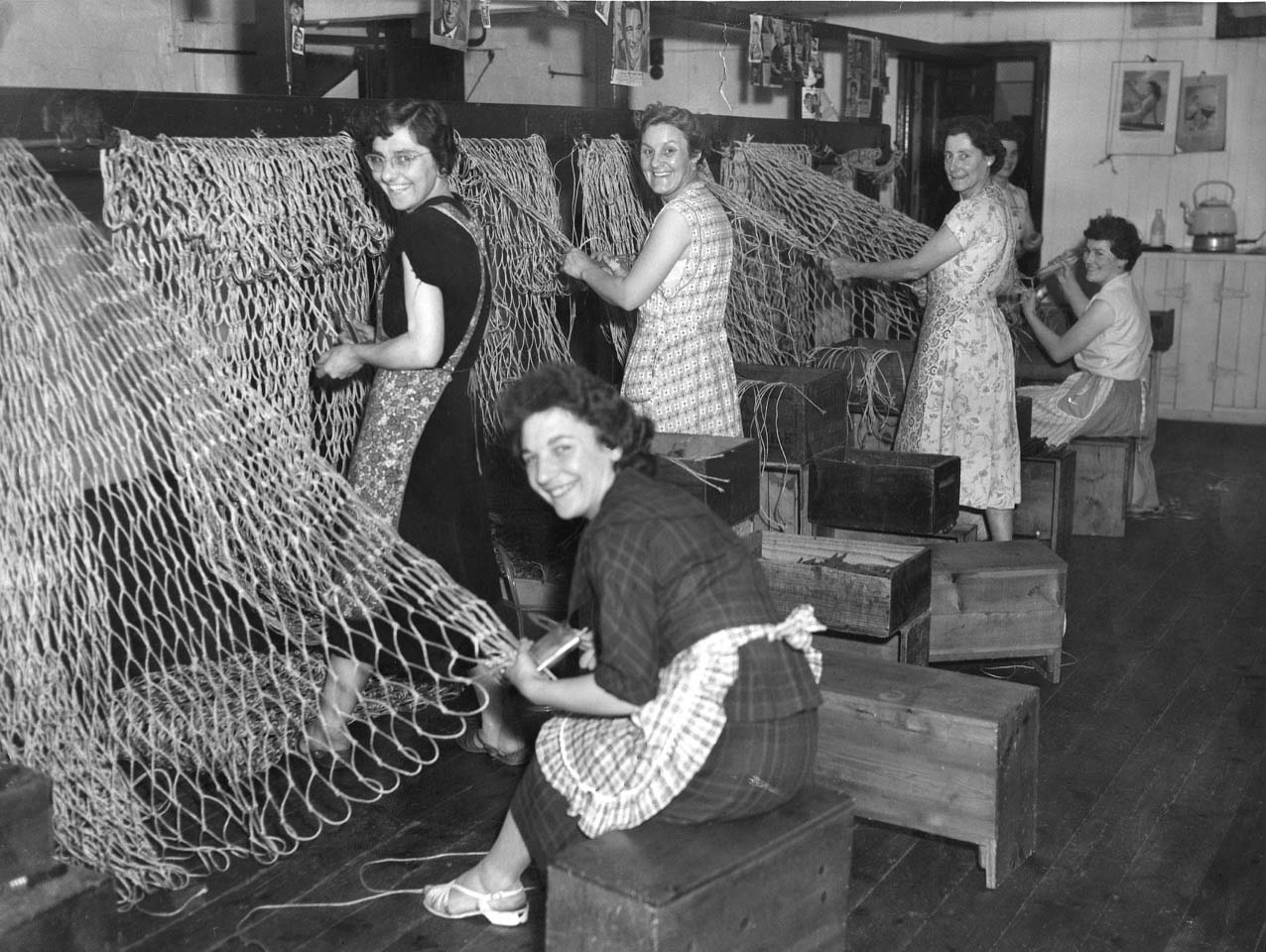 Netbraiding. Image: ABP Archive.