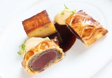 Venison Wellington at Washingborough Hall Hotel