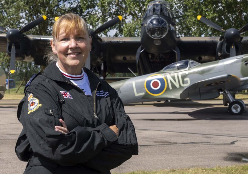 The Battle of Britain Memorial Flight's Carol Russell.