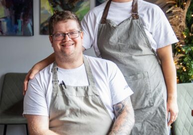 Gareth and Lucy Bartram.