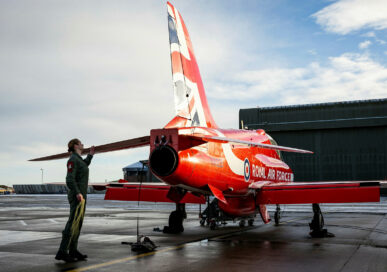 Wing Commander Sasha Nash, OC Red Arrows. Image: Defence Imagery.