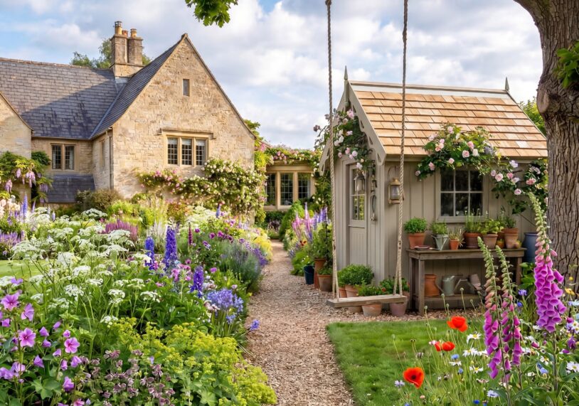 August borders at their peak — and quietly preparing for next year.