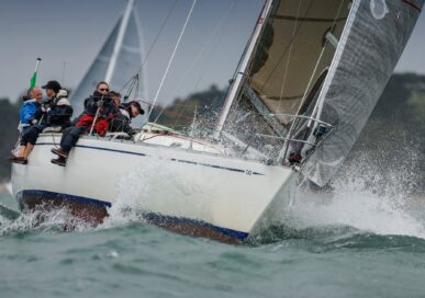 Hundreds of sails across the Solent — Cowes Week's unmistakable spectacle.