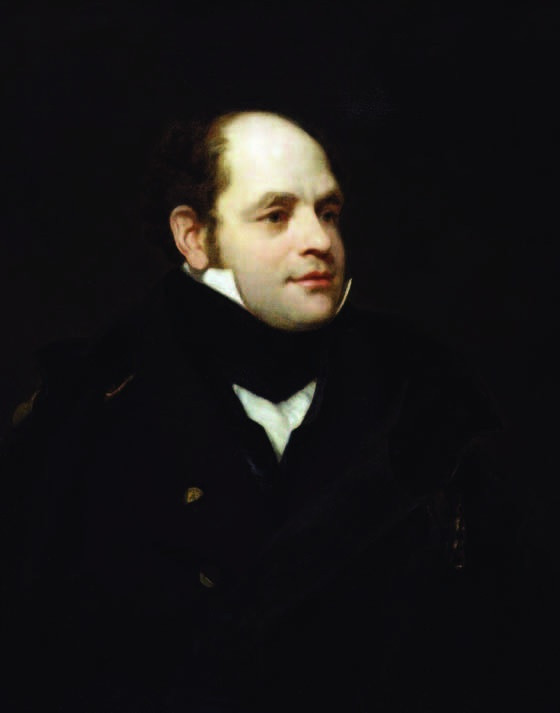 Painted portrait of Epworth-born hymn writer Charles Wesley.