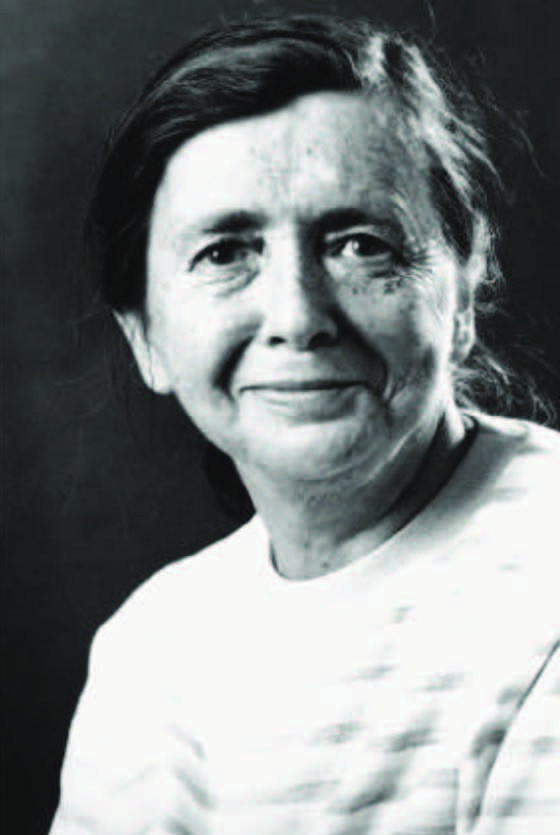 Black-and-white portrait of Boston-born poet Elizabeth Jennings.