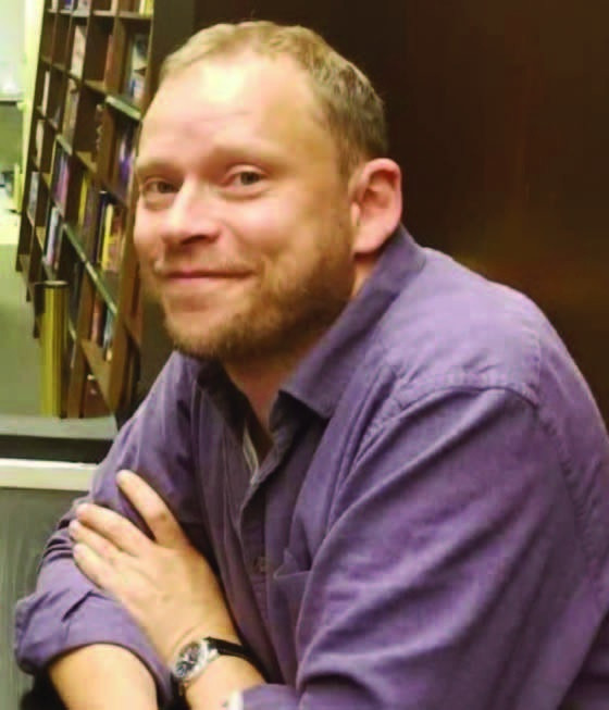 Colour portrait of Lincolnshire-born comedian, actor and writer Robert Webb.