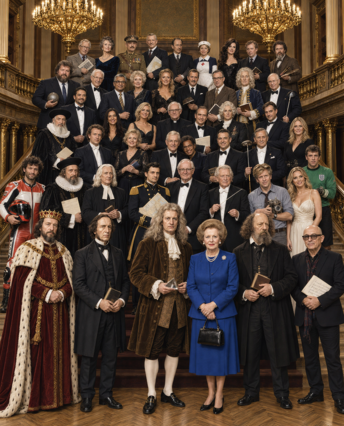 Our ai vision of famous people of Lincolnshire with celebrity status -  celebrities legends