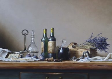 Chateau Pichon Longueville, Comtesse de Lalande, 1982 Pauillac by Paul S. Brown, Oil on Canvas, 81cm x 99cm, £39,000.