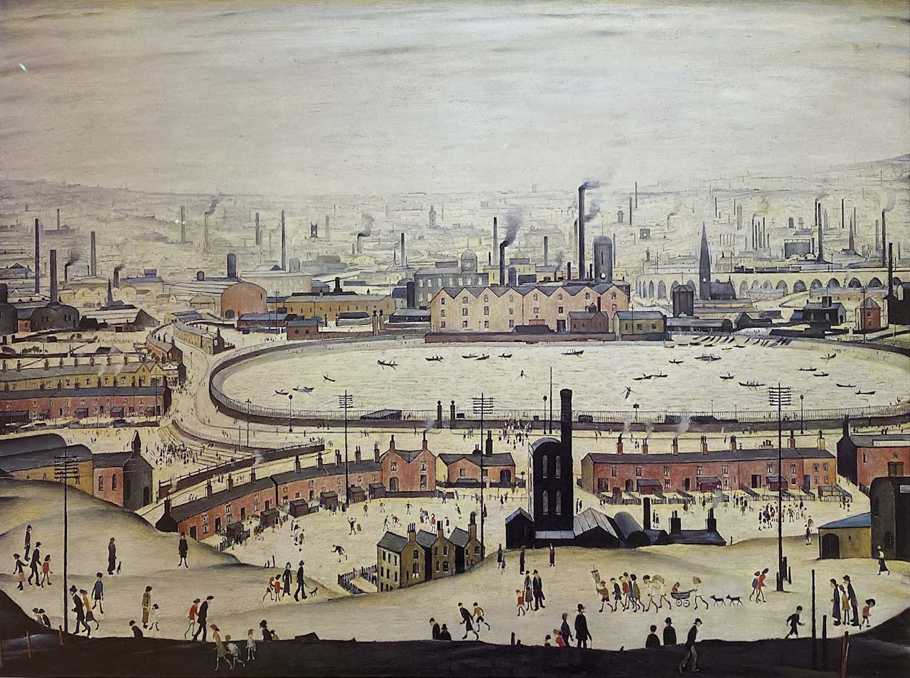 The Pond, L.S. Lowry.