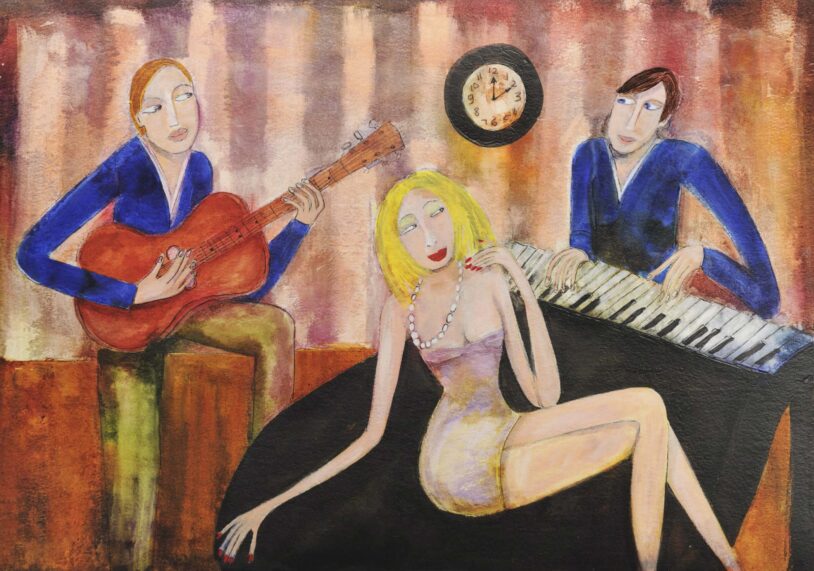 I’ve Only Got Eyes For You, Mixed Media, 22″ x 15″ £2,450.