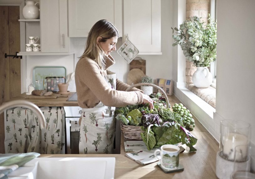 Sophie Allport with her new home grown collection