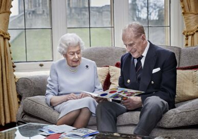 Her Majesty Queen Elizabeth II with the late Duke of Edinburgh, The Prince Philip.