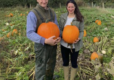 Peta and James MacCartney of Rutland Pumpkins.