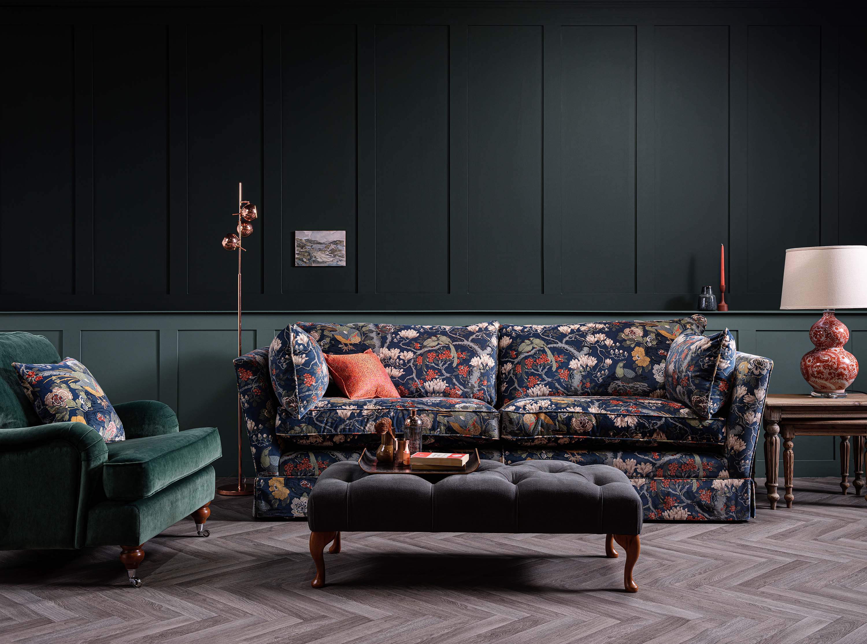 Magnum extra large Sofa in GP & J Baker Rockbird Velvet prices from £3,362.