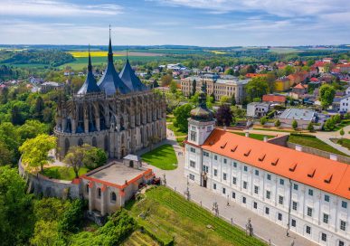 View of Kutna Hora with Saint Barbara's Church that is a UNESCO world heritage site, Czech Republic. Historic center of Kutna Hora, Czech Republic, Europe. Image: Shutterstock.
