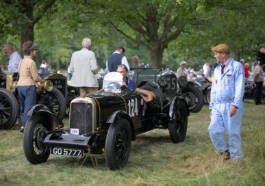 An entrant into the Grimsthorpe Speed Trial.