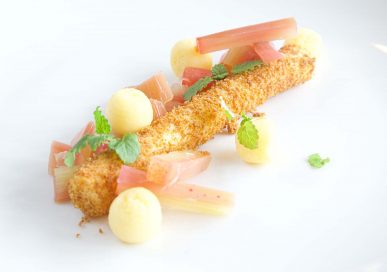 White Horse rhubarb and custard.
