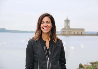 Raised in Rutland: Julia Bradbury.