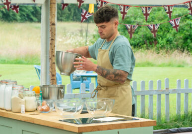 Stamford and Peterborough resident Matty Edgell on The Great British Bakeoff.