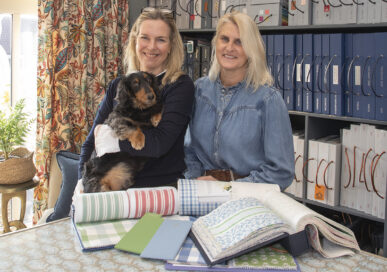 Georgie Teesdale and Candida Smith of Hunters Interiors.