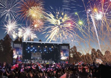 The Battle Proms firework finale.