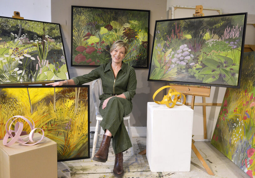 Jane Hindmarch in her Stamford studio.