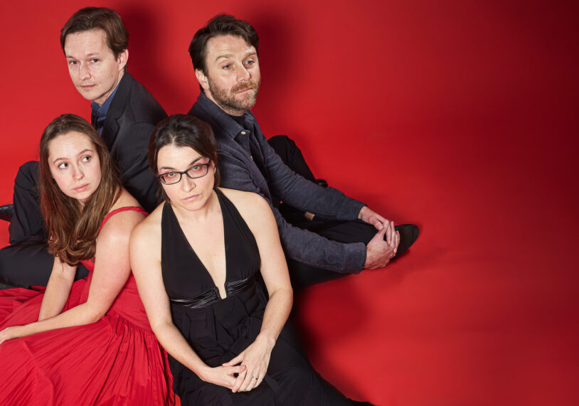 Image: The Ligeti Quartet are Freya Goldmark, Patrick Dawkins, Val Welbanks and Richard Jones... The quartet named themselves after the Hungarian composer György Ligeti (1923-2006), inspired by his kaleidoscopic musical outlook and his tireless invention.