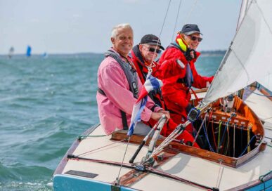 Hundreds of yachts race across the Solent during Cowes Week. Photographer: Paul Wyeth - pwpictures.com