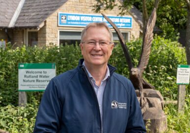 Mat Carter, Chief Executive of Leicestershire and Rutland Wildlife Trust.