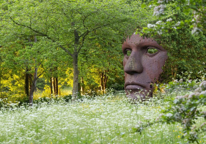 The Sculpture Gardens of Burghley House.