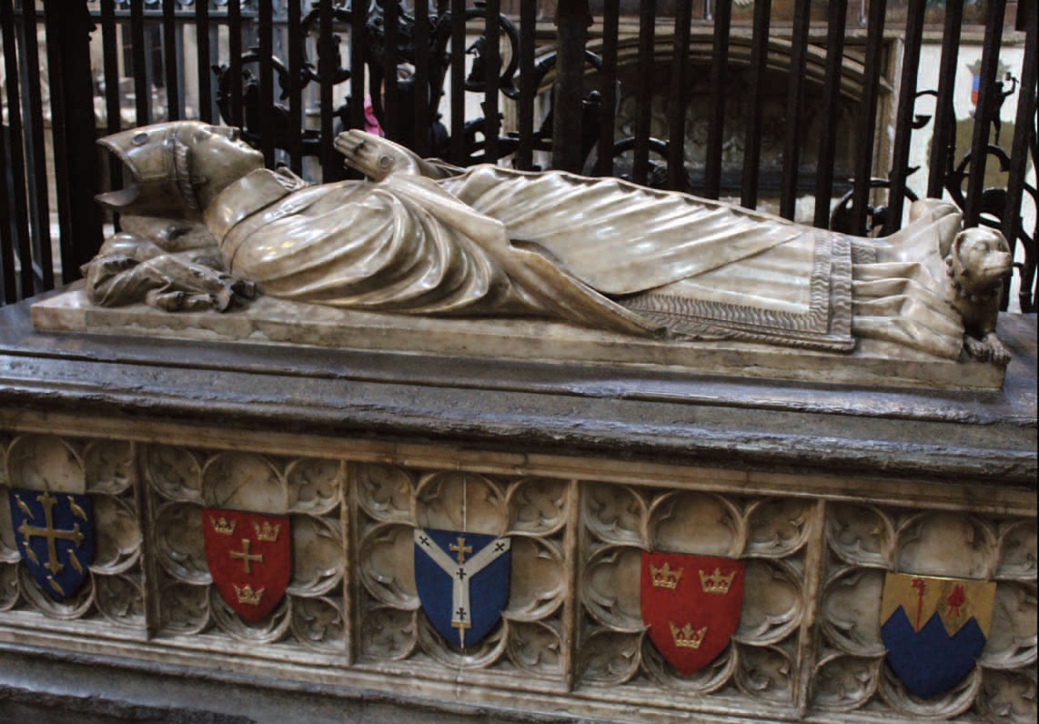 Tomb of Simon de Langham in Westminster Abbey