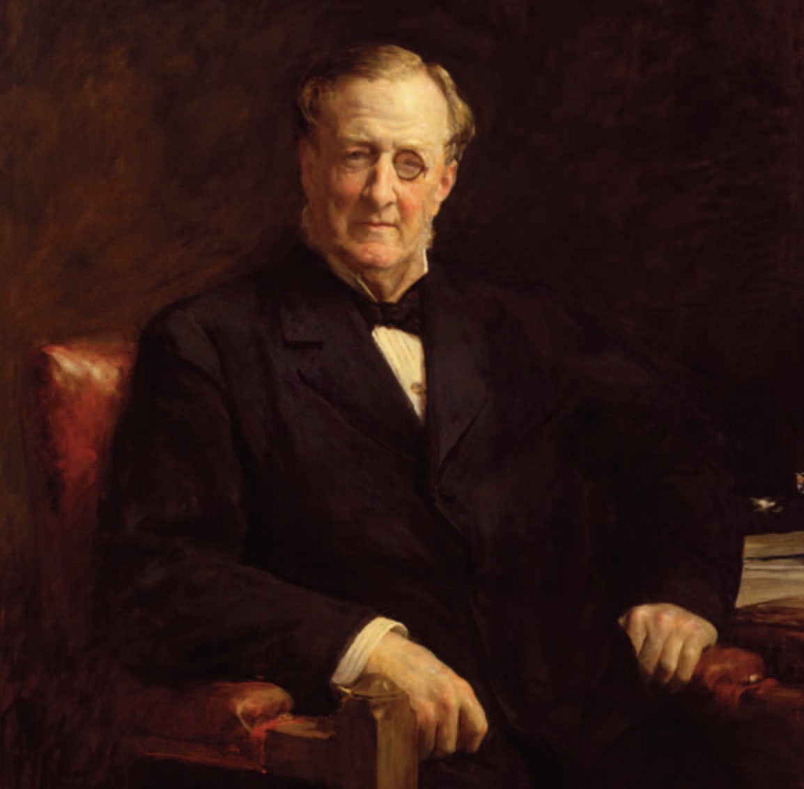 Portrait of Henry Chaplin, Ryhall-born politician and racehorse owner