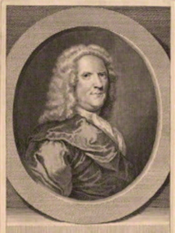 Historic portrait of Thomas Emlyn, Stamford-born minister
