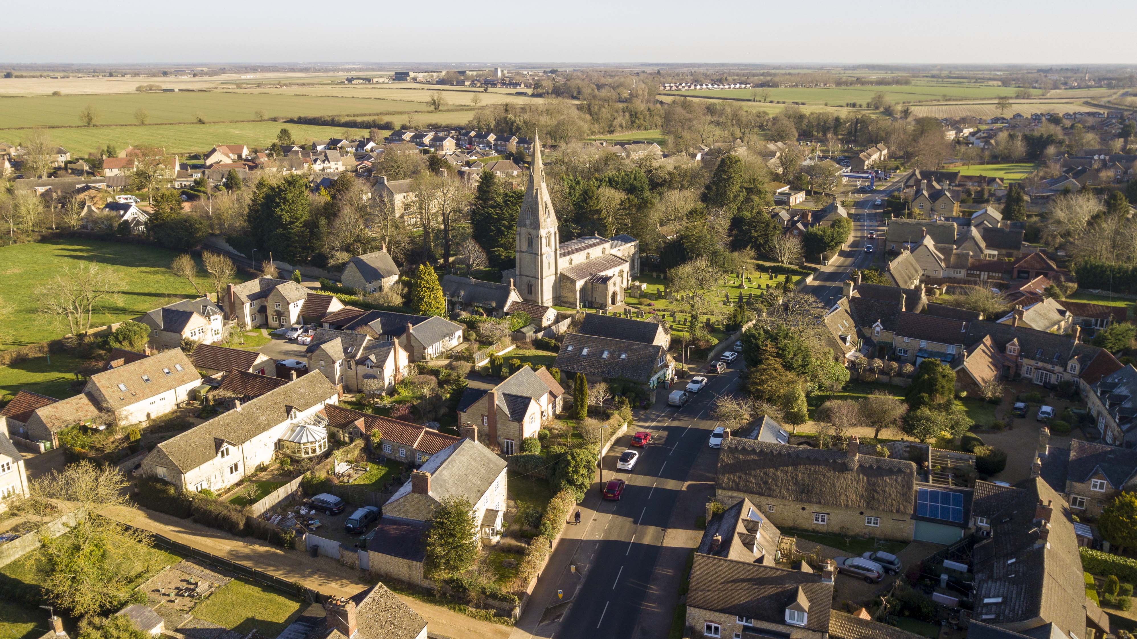 Cottesmore from the air.