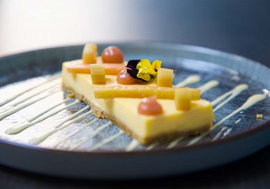 Egg custard tart.