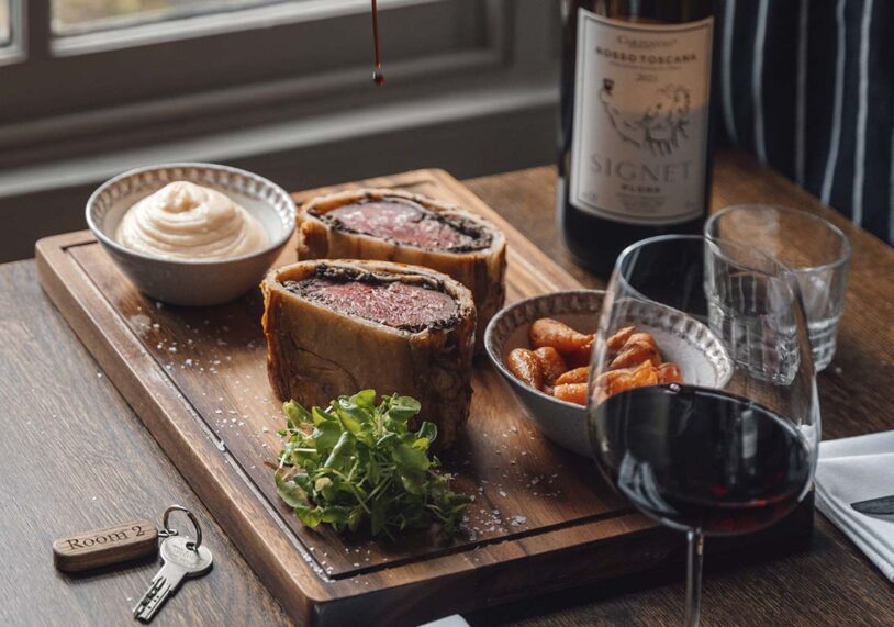 Restaurants in Rutland: The Barnsdale.
