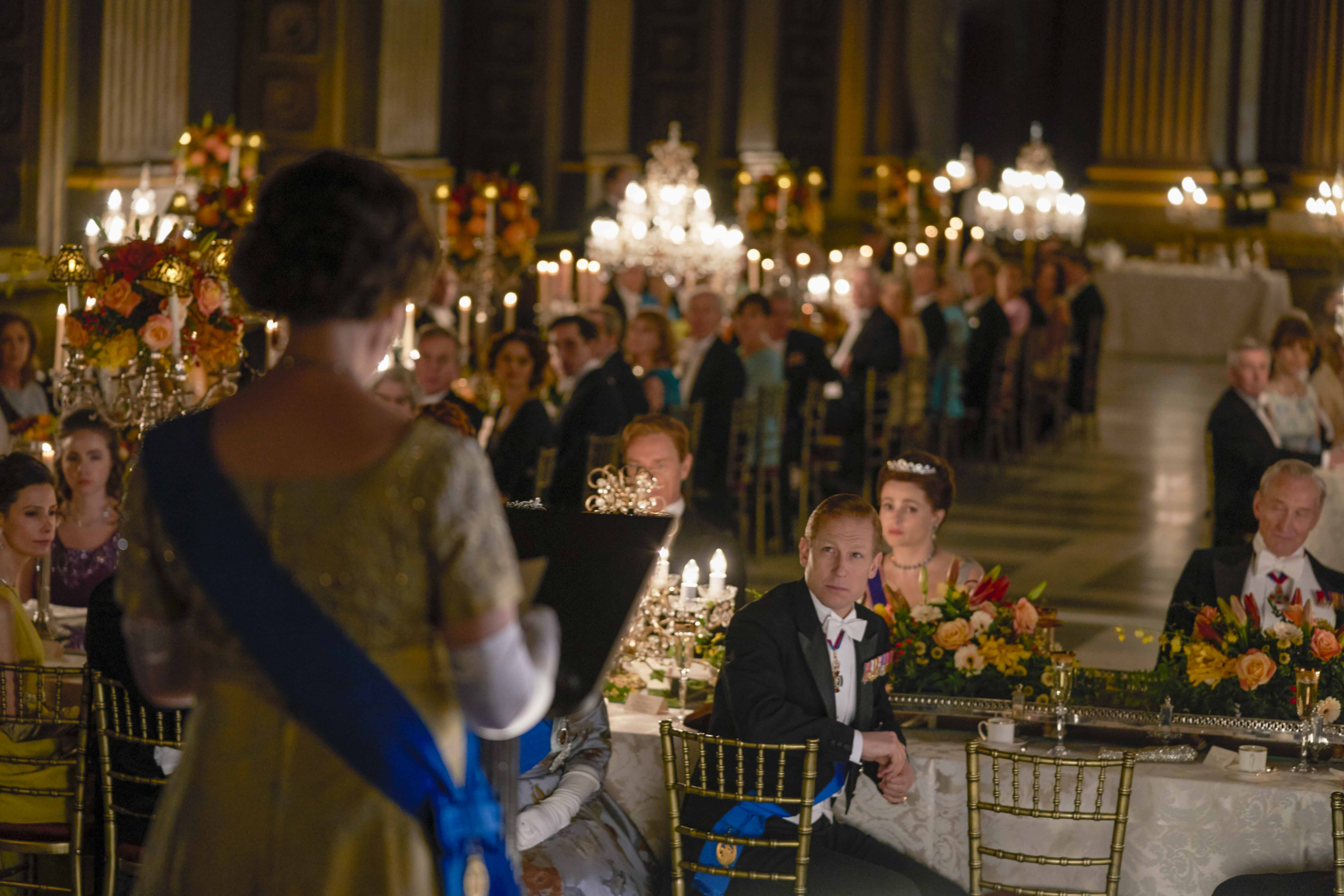 The Crown filmed in Burghley House's Heaven Room.