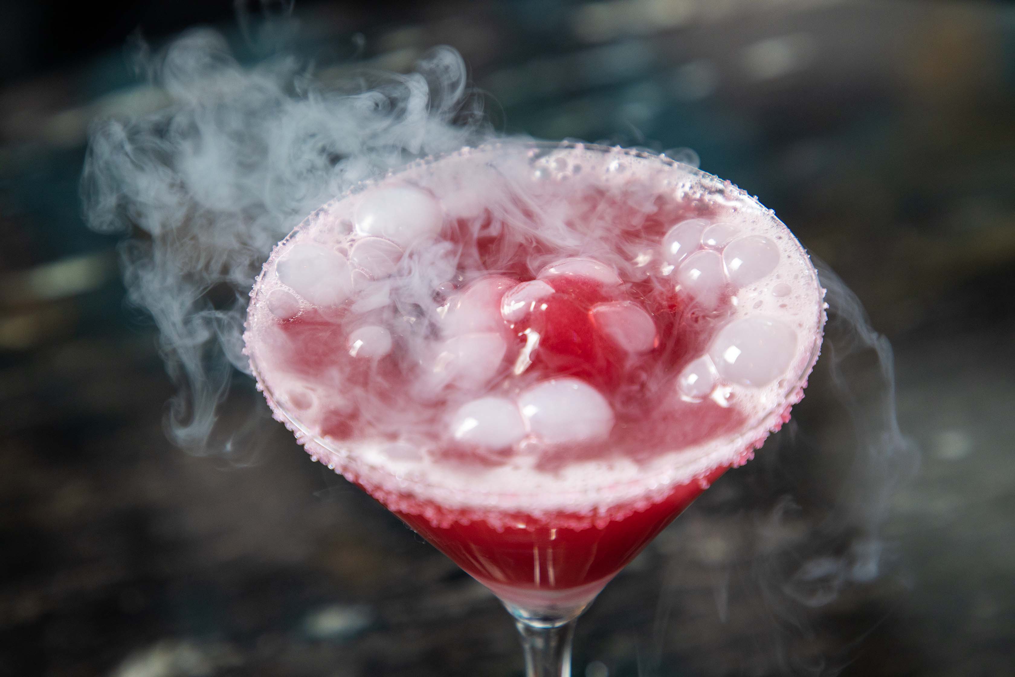 Hari’s Bubbles & Berries: citrus vodka, cassis, marinated berries, house made sour, Chandon Brut with dry ice £9.95.